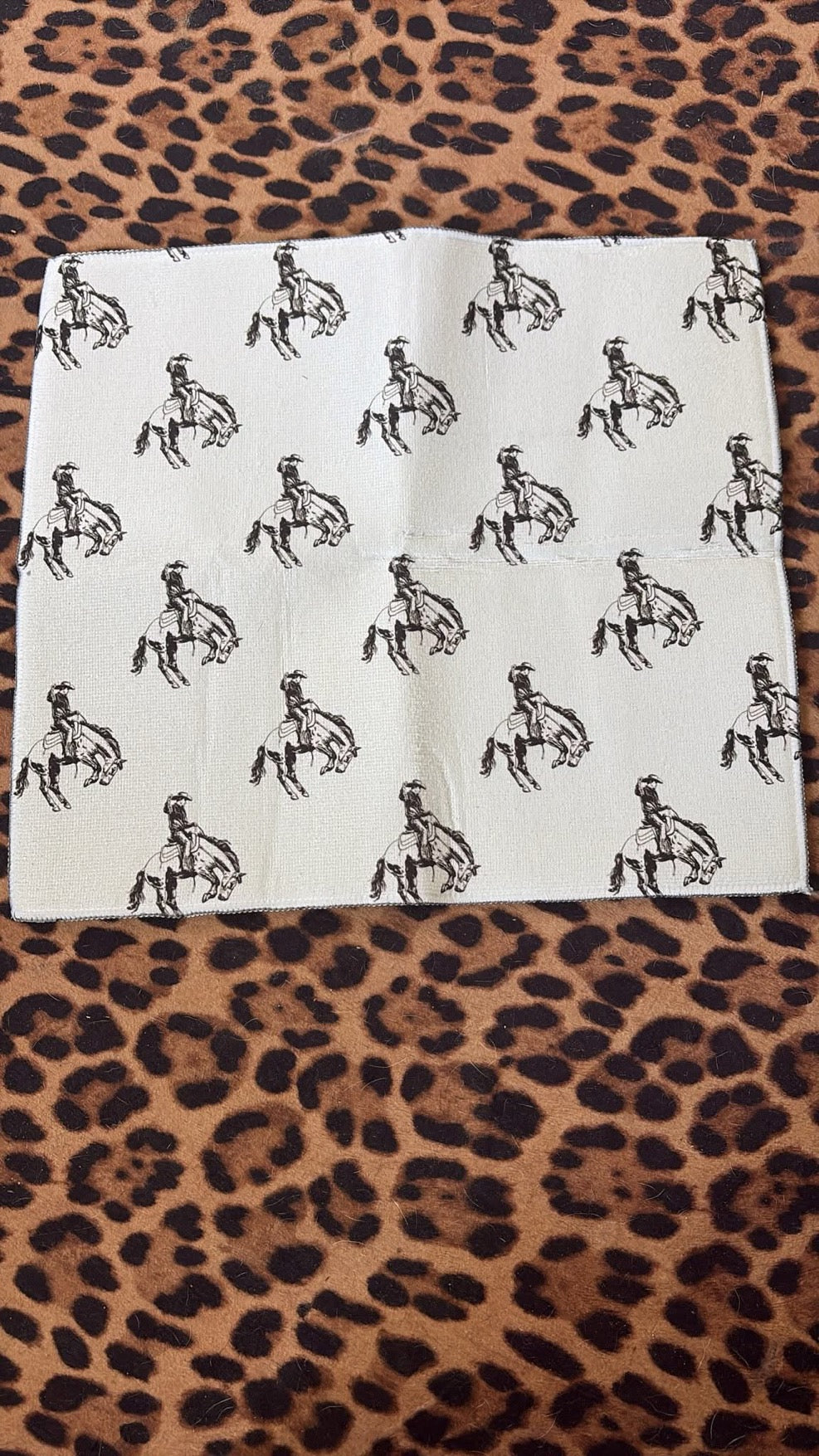 Cowboy Dish Drying Mat