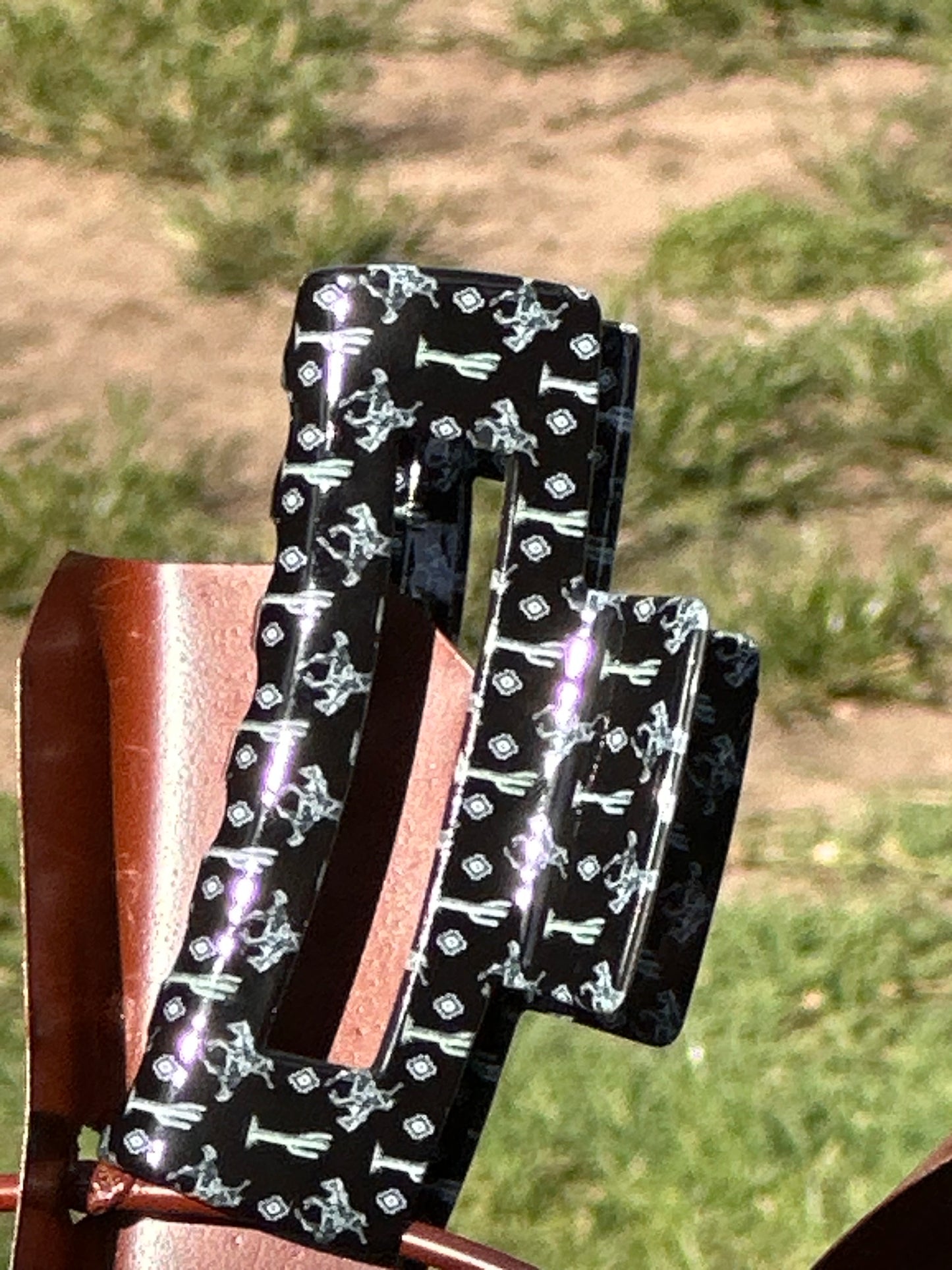 Cowboy Cactus Claw clip