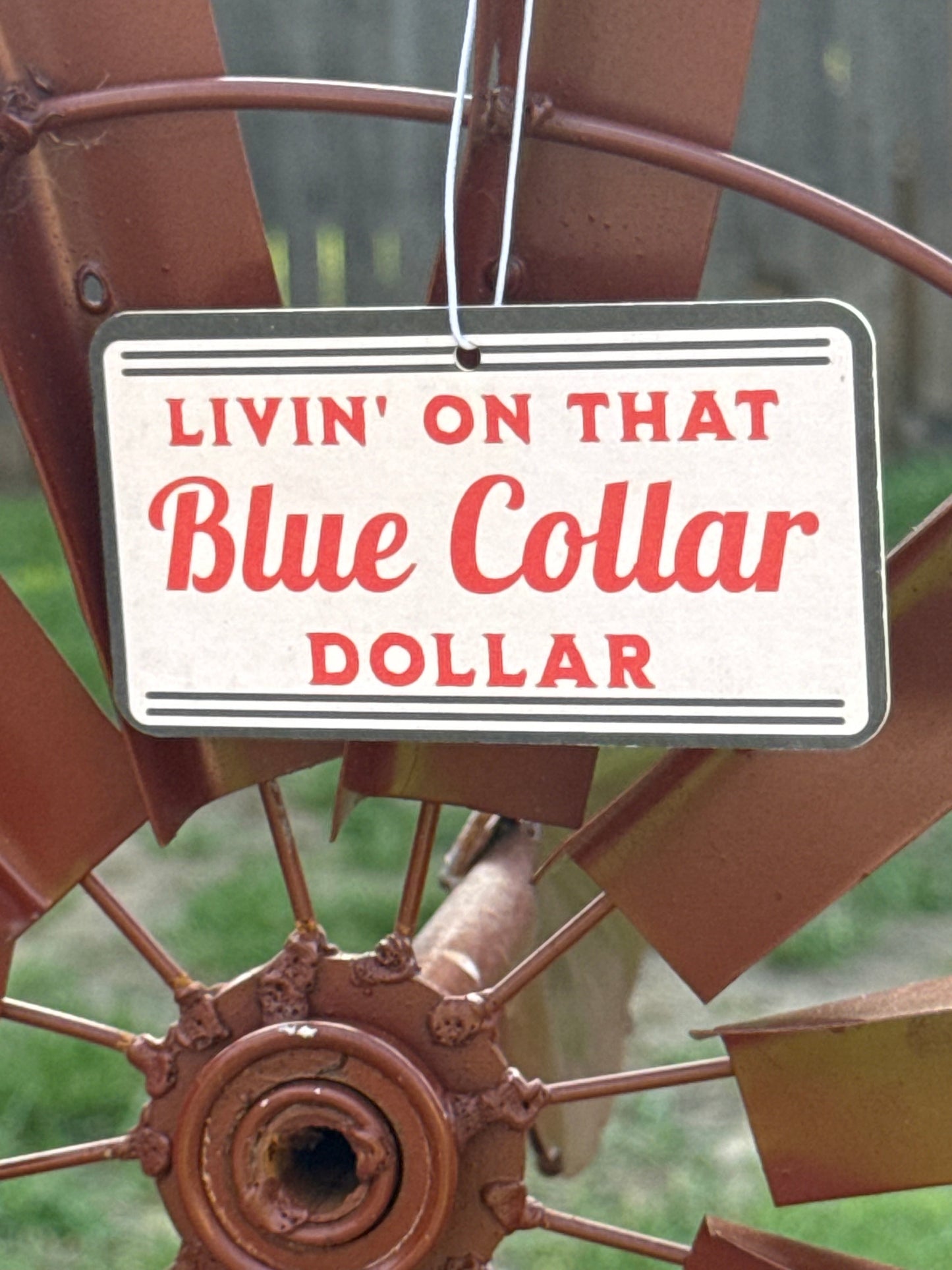 Blue Collar air freshener