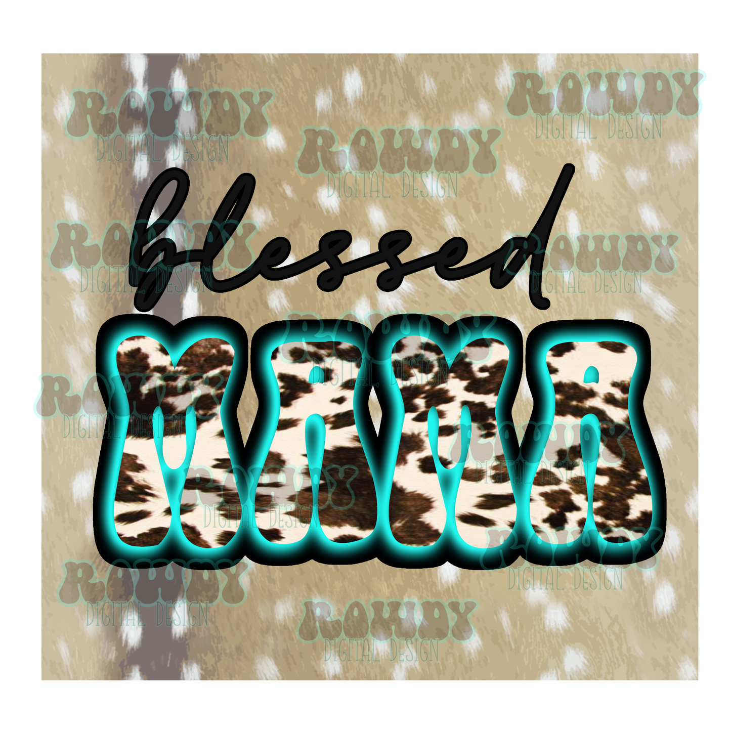 Blessed Mama Digital Design