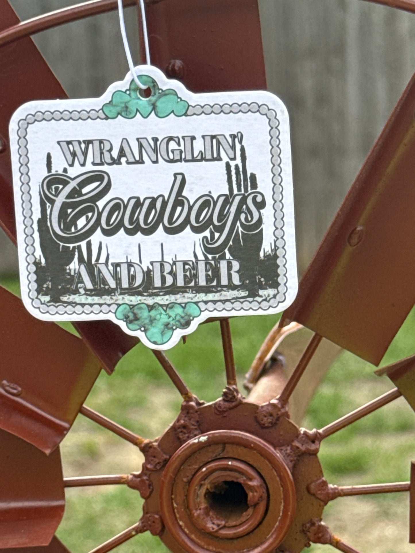 Cowboys air freshener