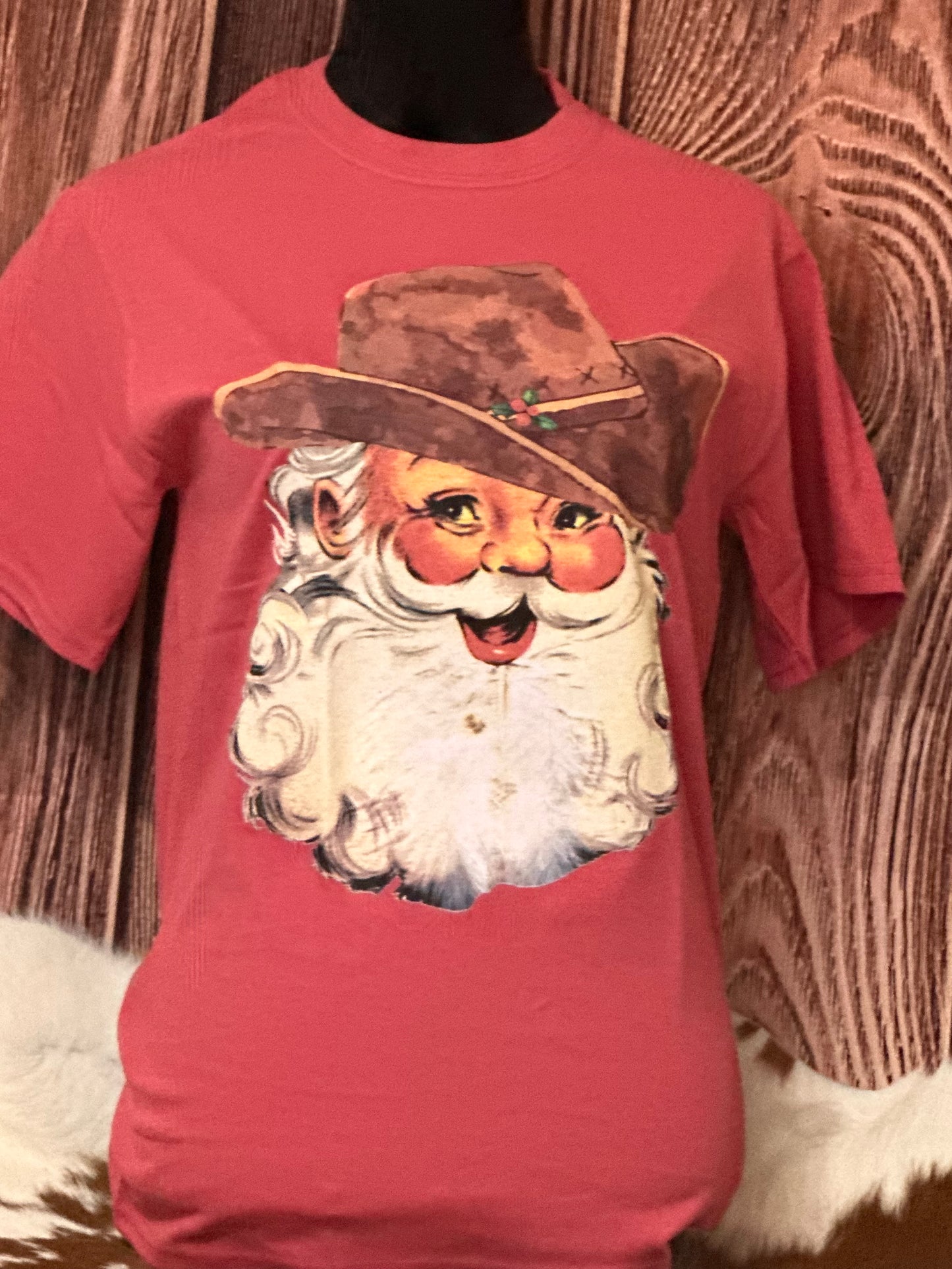 Cowboy Santa Tee
