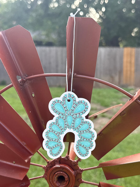 Turquoise stone air freshener
