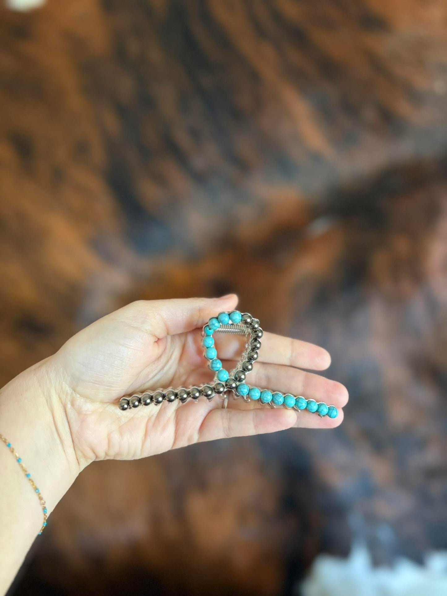 Half/ Half Metal claw clip