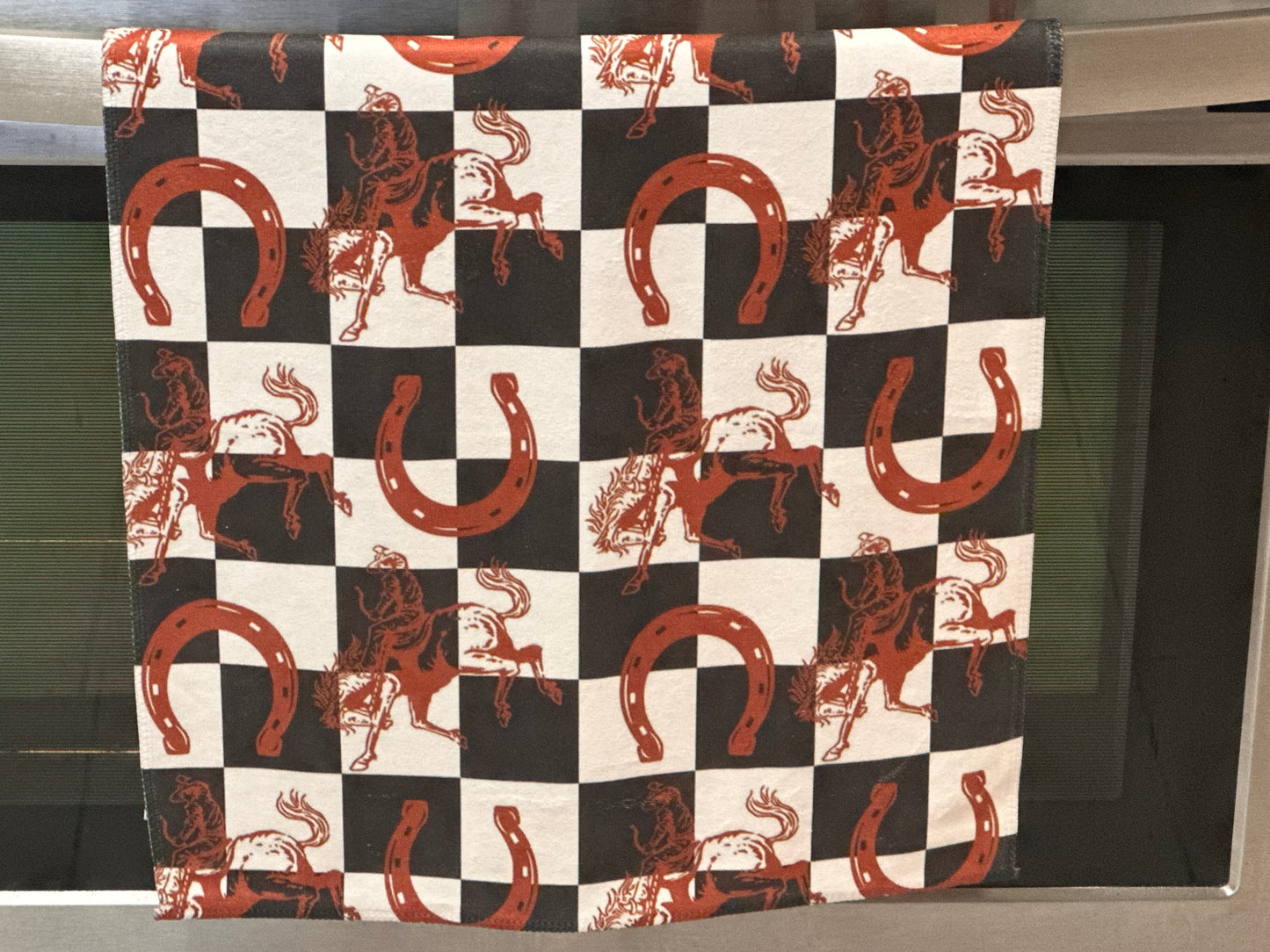 Western Checkered Dish Towels