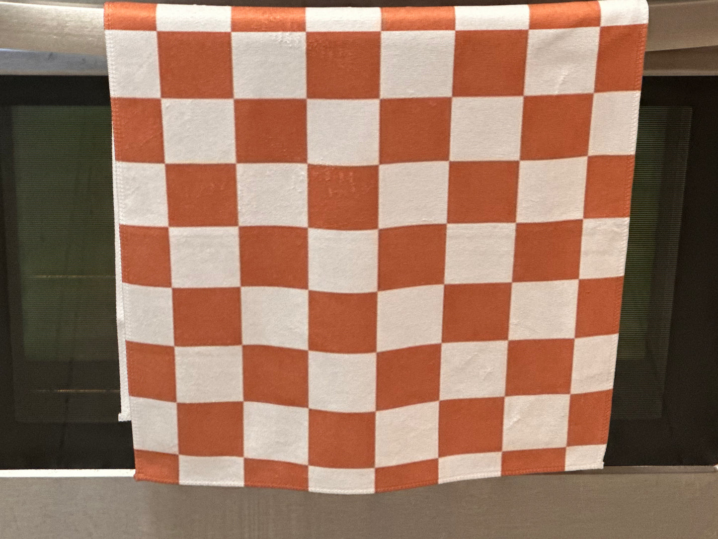 Brown Checkered Dish towels